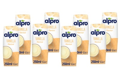 ALPRO Napój Sojowy Wanilia Zestaw 8 x 250 ml