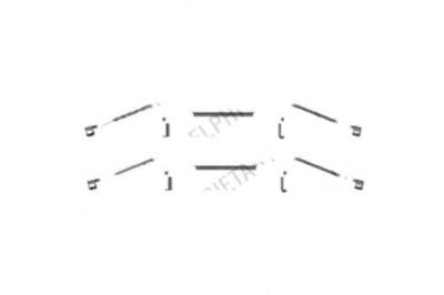 Delphi lx0439 набор аксессуары, тормозные колодки тормозные фото №1