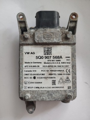 AUDI A3 8V RADAR ASISTENTE CORREA PARTE TRASERA 5Q0907568A IZQUIERDO  