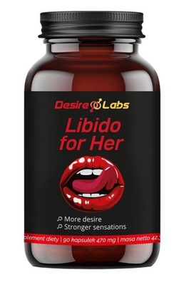 Wzmocnienie libido u kobiet większe doznania - Libido for her - 90 kaps.