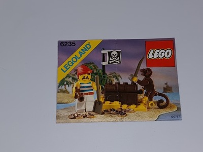 LEGO instrukcja 6235 System Legoland Buried Treasure Piraci Pirates vintage