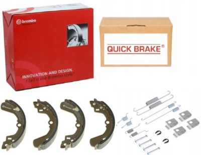 Гальмівні колодки+ пружини suzuki swift ii liana baleno eg фото №1