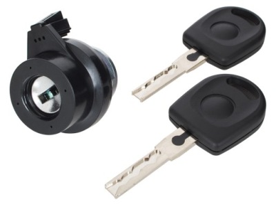 Vw passat b5 golf iv 4 вкладка замка запалювання + ключі фото №1