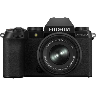 Aparat cyfrowy FujiFilm X-S20 + XC 15-45 mm f3.5-5.6 OIS PZ czarny