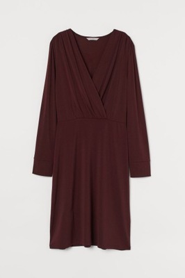 H&M Sukienka z dekoltem w serek rozm. 36,S