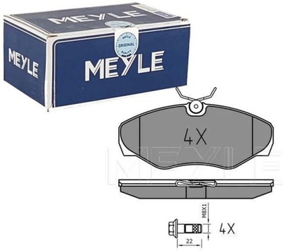 MEYLE КОЛОДКИ ГАЛЬМІВНІ ПЕРЕД 025 230 9918/PD