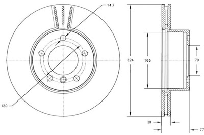 TOMEX BRAKES ДИСКИ ТОРМОЗНЫЕ ТОРМОЗНЫЕ 2 ШТУКИ. BMW 5 E60 03-10 WEN.