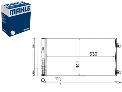 КОНДЕНСАТОР КОНДИЦИОНЕРА МИНИ F55 F57 R56 R57 R58 R59 CLUBMAN R55