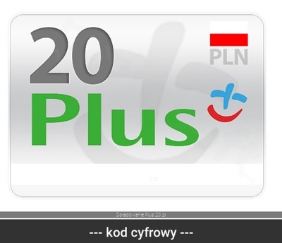 Doładowanie Plus 20 zł