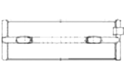 MAHLE PIEZA INSERTADA DE EJE CIGÜEÑAL MERCEDES ATEGO ATEGO 2 AXOR AXOR 2  