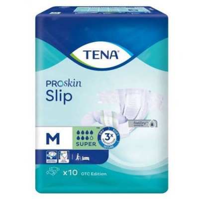 Pieluchomajtki TENA SLIP ProSkin Super M, 10szt