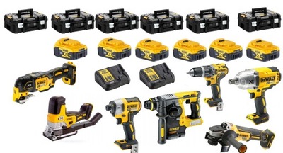 DEWALT ZESTAW COMBO 7 urządz 18V 6x5Ah XR