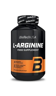 BioTech L-Arginine 1000 90Kaps POMPA SIŁA ARGININA