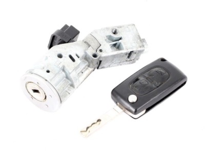 Замок зажигания ключ citroen c2 c3 ii c3 pluriel c4 c6 peugeot 1007 407 фото №1