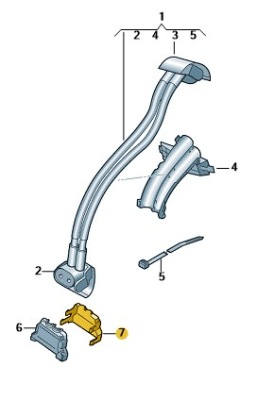 Захист 4j3971921 vw оригінальний номер фото №1
