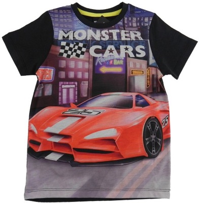 MONSTER CARS AUTKA bluzka t-shirt ORYG 116 122