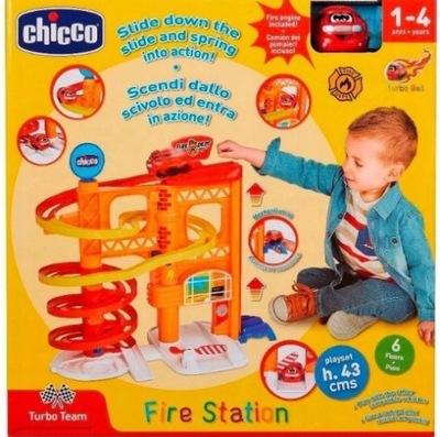 Chicco Straż pożarna TURBO KULA + autko