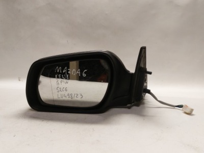 Зеркало левая mazda 6 хром электрический 6 pin фото №1