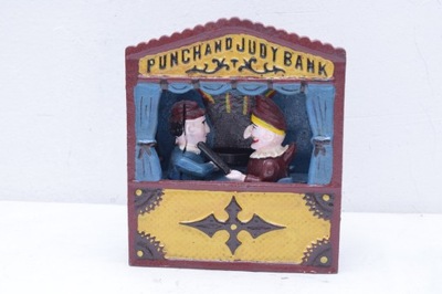 ruchoma ANGIELSKA Skarbonka PUNCH AND JUDY BANK