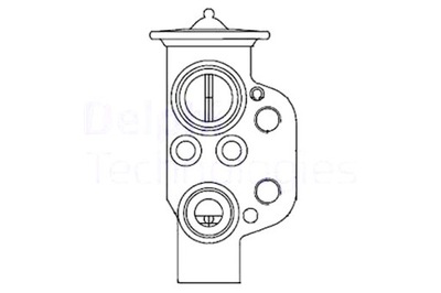 КЛАПАН РАСШИРИТЕЛЬНЫЙ КОНДИЦИОНЕРА AUDI Q3 1.4-2.5 06.11-10.18 DELPHI