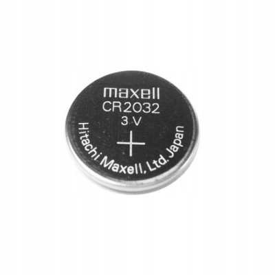 Bateria CR2032 guzikowa 3V 220mAh DL2032 do pilotów zegarków kluczy Maxell