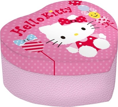 Pudełko na biżuterię z lusterkiem PU Hello Kitty