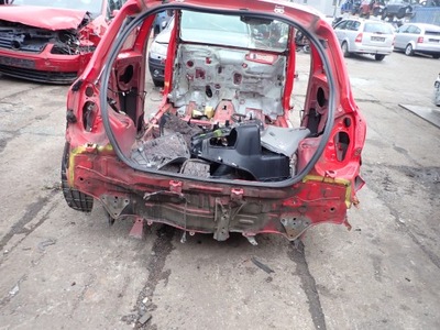 TOYOTA YARIS II 2 05- 3D 3 DE PUERTA CWAIRTKA PARTE TRASERA PAS TRASERO BAÑO  