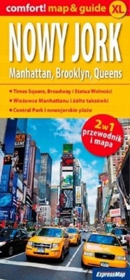 NOWY JORK MANHATTAN 2w1 PRZEWODNIK MAPA EXPRESS M