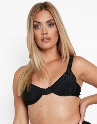 BOOHOO PLUS CZARNA GÓRA OD BIKINI Y06 XXC__48