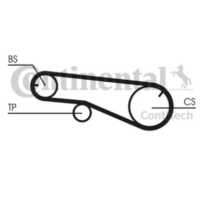 Contitech ремень балансировки mitsubishi galant 2,0b/2,0td 65z 89- ct1109 contite фото №1