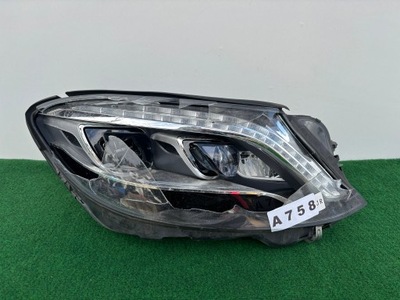 MERCEDES S-CLASS W222 ПРАВЕ ФАРА ПЕРЕД FULL LED (СВІТЛОДІОД) A2229062404 A758JR