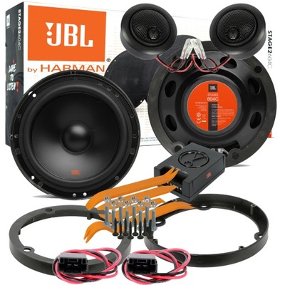 JBL STAGE2 604C ДИНАМИКИ ACURA RDX ПЕРЕД ПРОСТАВКИ