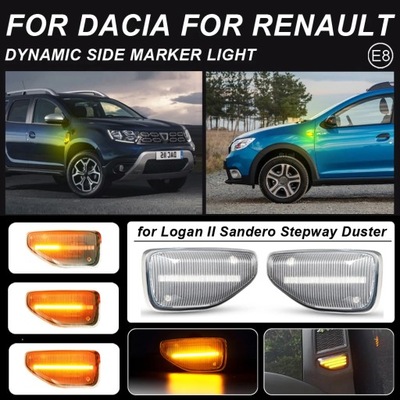 PARA DACIA SANDERO 2 LOGAN 2 DUSTER 2 RENAULT STEPWAY BURSZTYNOWY KIERUNKOWS  