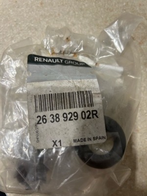 Кронштейн датчика парковки renault оригинальный номер 263892902r фото №1