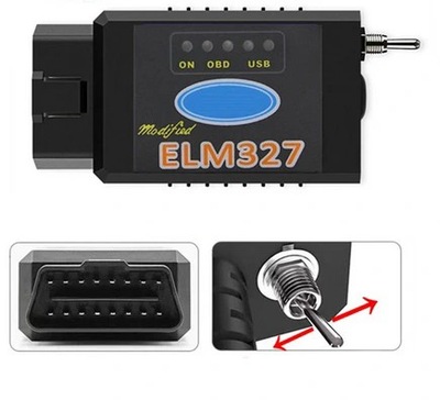 ІНТЕРФЕЙС FORD HS/MS CAN FORSCAN ELM327 BLUETOOTH