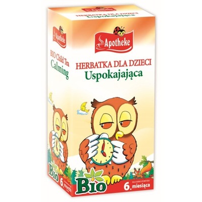 Herbatka dla Dzieci Uspokajająca Bio 20x1,5g