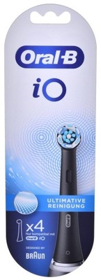 Oral-B iO Ultimate Clean Black Końcówki 4 Główki