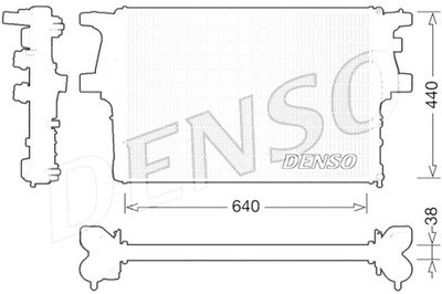 DENSO РАДІАТОР ДВИГУНА ВОДИ IVECO DAILY V DAILY VI