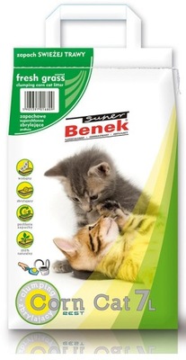 CERTECH Super Benek Corn Cat świeża trawa - żwirek