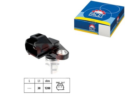 Facet 9.0497 датчик, положение вала распределительного вала фото №1