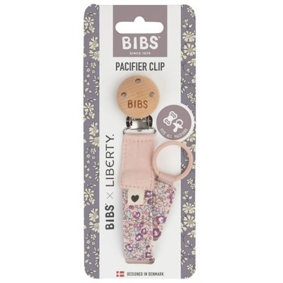 BIBS LIBERTY CLIP ELOISE BLUSH zawieszka do smoczk