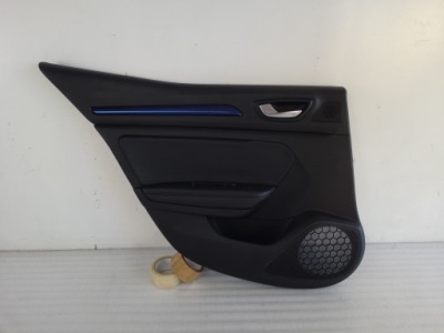 Renault megane iv обивка обшивка дверь левый задняя фото №1