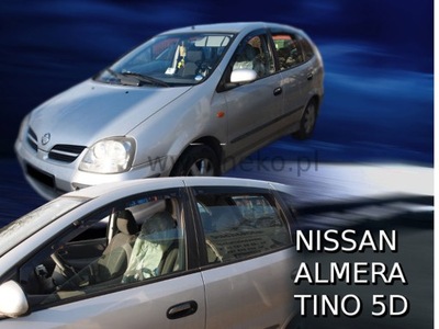 DEFLECTORES HEKO NISSAN ALMERA TINO 5D 2000-2006 4 PIEZAS  