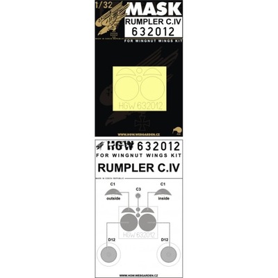 HGW 632012 1/32 Rumpler C.IV