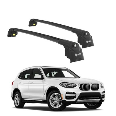 TURTLE MALETERO DE TECHO AIR-2 PARA BMW X3 G01 2018 - 2024 NEGRO  