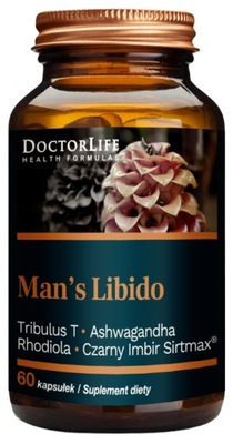 Doctor Life Man's Libido 60kaps. Podniesienie Libido Testosteron Maca