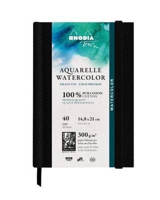 Szkicownik Rhodia Touch Watercolor A5 100% cotton 300g