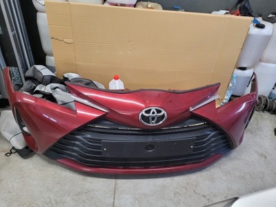 TOYOTA YARIS III LIFT 17-20 BUFERIS PRIEKINIS GROTELĖS ŽENKLELIS GROTELĖS KPL GERAS STOVIS 