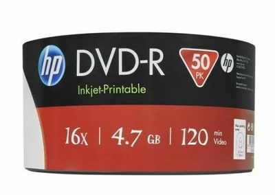 Płyta DVD HP DVD-R 4,7 GB 50 szt Printable