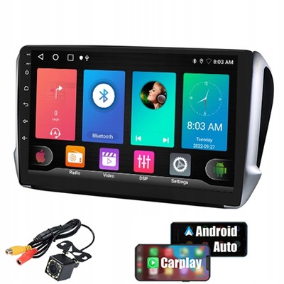 RADIO PEUGEOT 208 2008, 2012-2019 ANDROID 6/128GB  